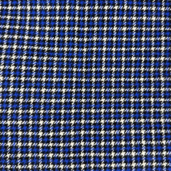 TALBOTS Wool Blend Plaid Blue Pencil Skirt Women's Size 16P - Picture 4 of 6